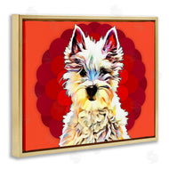 Kim Curinga | Westie Dog Red Pop Art