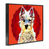 Kim Curinga | Westie Dog Red Pop Art