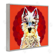 Kim Curinga | Westie Dog Red Pop Art