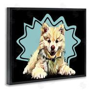 Kim Curinga | Spitz Fluffy Blue Pop Art
