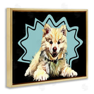 Kim Curinga | Spitz Fluffy Blue Pop Art