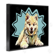 Kim Curinga | Spitz Fluffy Blue Pop Art