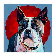 Kim Curinga | Terrier Dog Red Pop Art