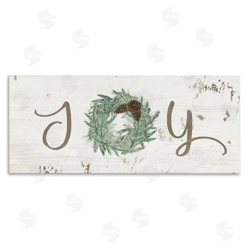 Grace Popp | Joy Text Wreath Accent