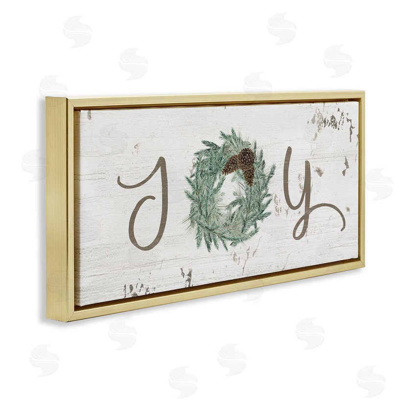 Grace Popp | Joy Text Wreath Accent