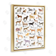 Melissa Wang | Dog Alphabet with Floral Accents