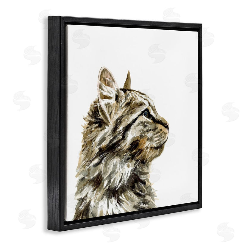 Victoria Barnes | Simple Tabby Cat Gaze