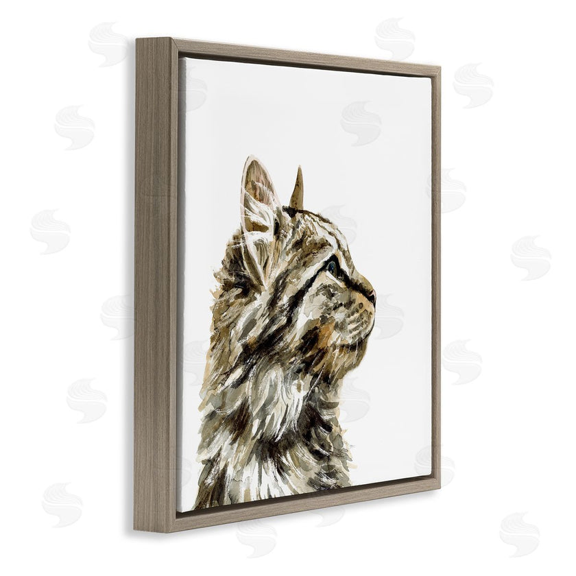 Victoria Barnes | Simple Tabby Cat Gaze