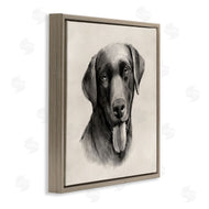 Grace Popp | Sepia Labrador Dog Portrait
