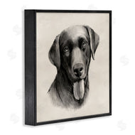 Grace Popp | Sepia Labrador Dog Portrait