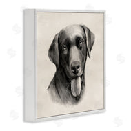 Grace Popp | Sepia Labrador Dog Portrait