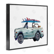 Paul McCreery | Beach Cruiser with Surfboard