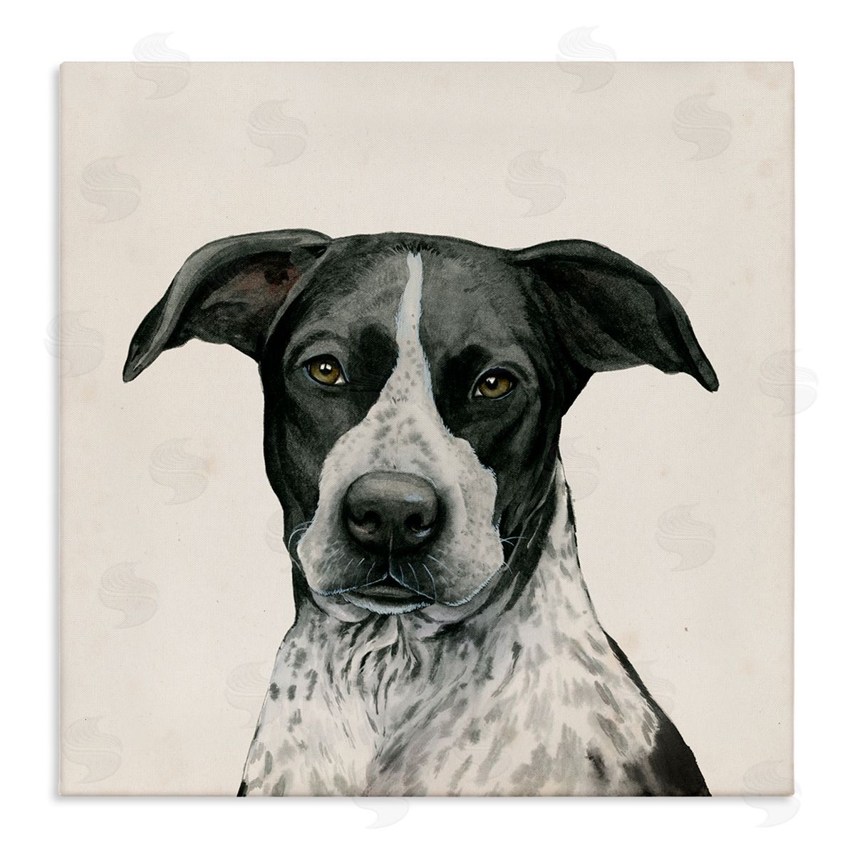Best Bud Hound Dog Canvas Wall Art, Home Decor by Grace Popp