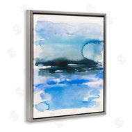 Victoria Barnes | Abstract Sea Scape Watercolor