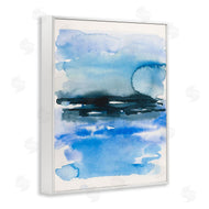 Victoria Barnes | Abstract Sea Scape Watercolor