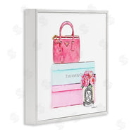 Amanda Greenwood | Pink Purse on Stacked Boxes