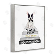 Amanda Greenwood | French Bulldog Grey Fashion Books