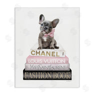 Amanda Greenwood | French Bulldog Pink Fashion Books