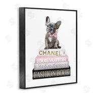 Amanda Greenwood | French Bulldog Pink Fashion Books