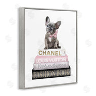 Amanda Greenwood | French Bulldog Pink Fashion Books