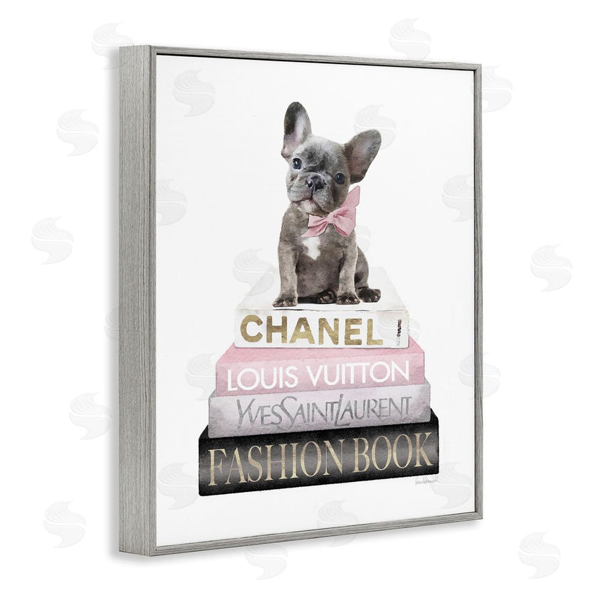 Amanda Greenwood | French Bulldog Pink Fashion Books