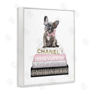 Amanda Greenwood | French Bulldog Pink Fashion Books