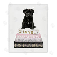 Amanda Greenwood | French Bulldog Pink Bookstack