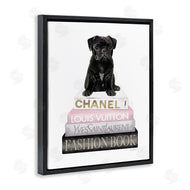 Amanda Greenwood | French Bulldog Pink Bookstack