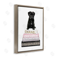 Amanda Greenwood | French Bulldog Pink Bookstack