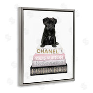 Amanda Greenwood | French Bulldog Pink Bookstack
