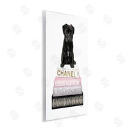 Amanda Greenwood | French Bulldog Pink Bookstack