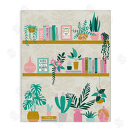 Angela Nickeas | Bookshelf with Chic Plants