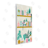 Angela Nickeas | Bookshelf with Chic Plants