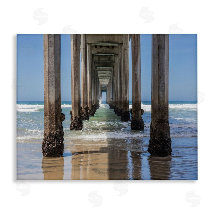 Barbara Markoff | Beach Coast under Wharf Pillars