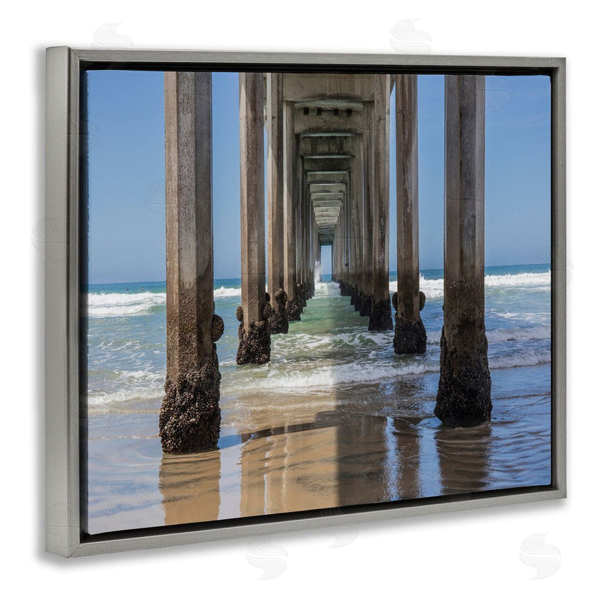 Barbara Markoff | Beach Coast under Wharf Pillars
