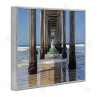 Barbara Markoff | Beach Coast under Wharf Pillars