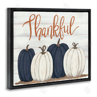 Sarah Baker | Thankful Greeting with Pumpkins