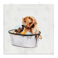 Jennifer Redstreake | Bear and Cub in Bathtub