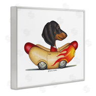 Danny Gordan | Dachshund in Weenie Mobil