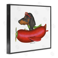 Danny Gordan | Dachshund Flying in Weenie Plane