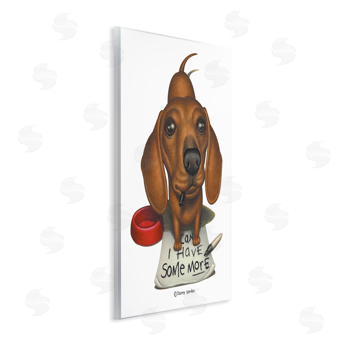 Can I Have Some More Dog Wood Plaque Wall Art, Home Decor by Danny Gordan