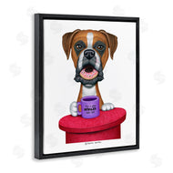 Danny Gordan | Spoiled Boxer Dog with Quote