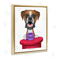 Danny Gordan | Spoiled Boxer Dog with Quote