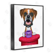 Danny Gordan | Spoiled Boxer Dog with Quote