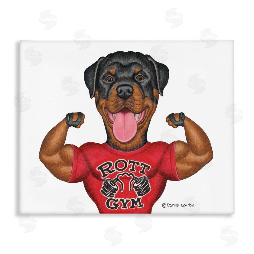 Danny Gordan | Rott Gym Weightlifting Dog