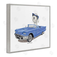 Danny Gordan | Dog in Classic Blue Car