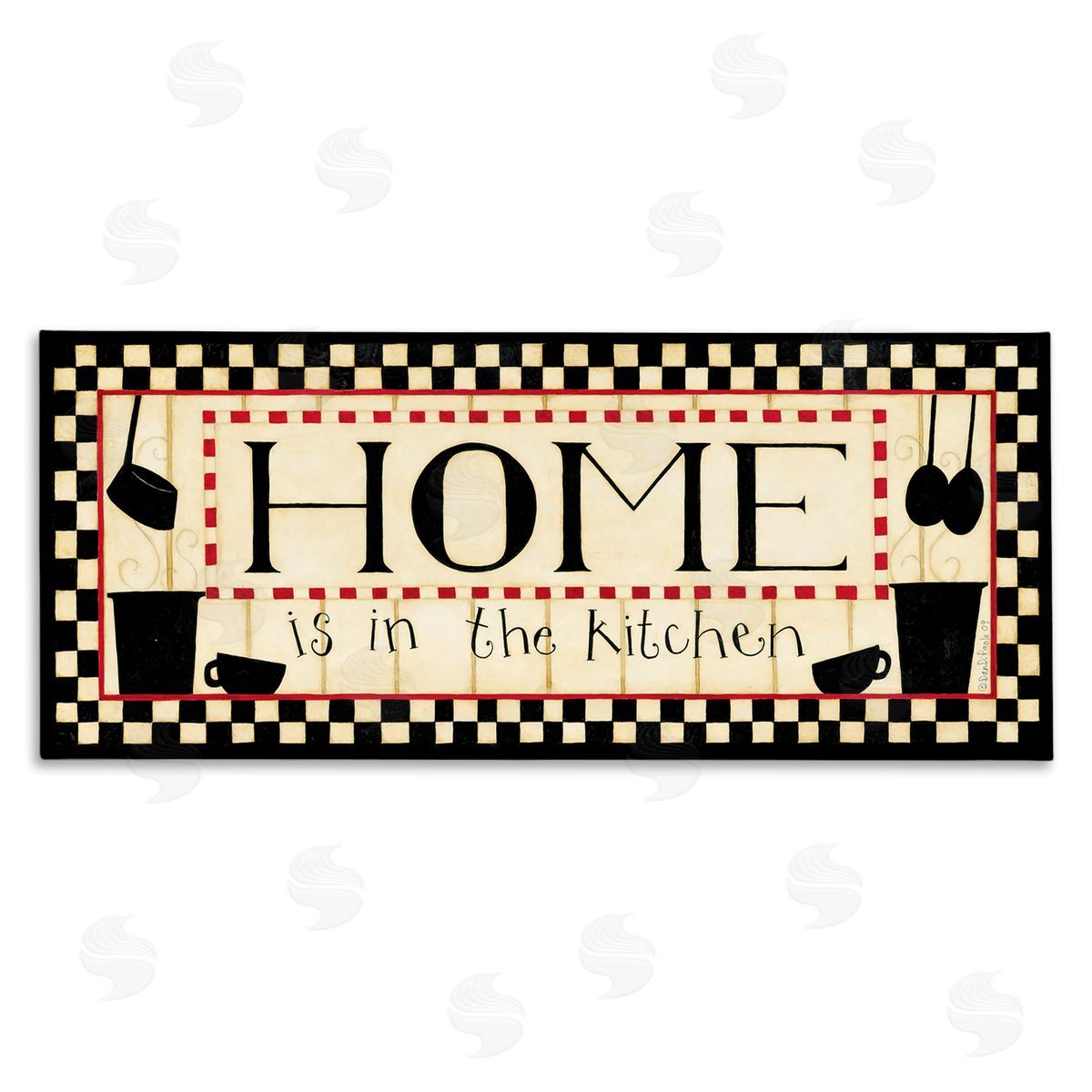 Home's in the Kitchen Canvas Wall Art, Home Decor by Dan DiPaolo