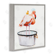 Jennifer Redstreake | Flamingo with Bubbles in Tub