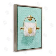 Ziwei Li | Fashion Toilet Paper Role Turquoise
