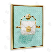 Ziwei Li | Fashion Toilet Paper Role Turquoise